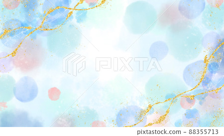 Watercolor style background material 88355713