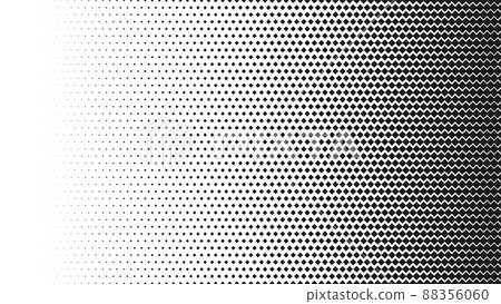Linear monochrome halftone gradient from squares - Stock Illustration ...