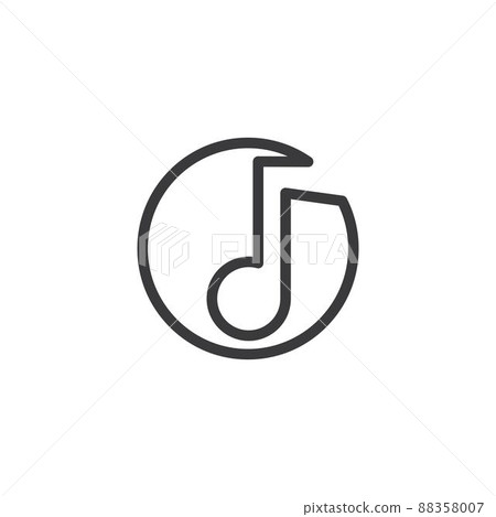 Music note 88358007