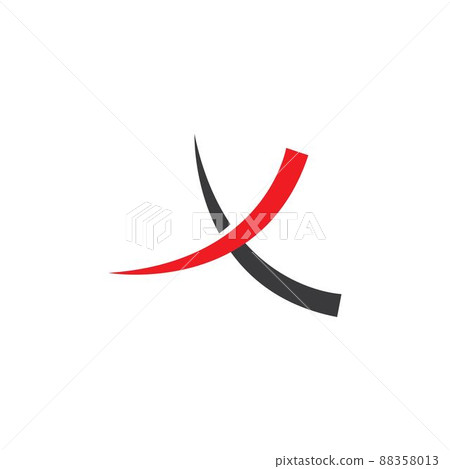 X Letter Logo X Letter Logo 88358013