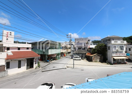 沖繩總部本部町市場總部城市景觀 沖繩總部本部町市場總部城市景觀 88358759