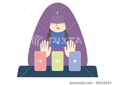 3 choice cards and fortune tellers 88358934