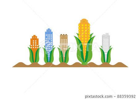 Beautiful cityscape and enjoyable living. Creating a city where people can live brightly and happily. 88359392