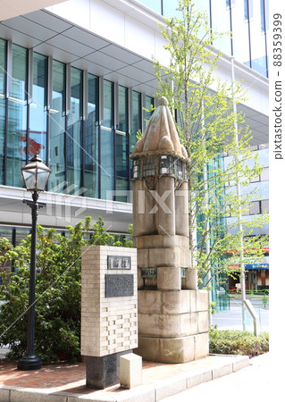 Ginza 1-chome, Chuo-ku, Tokyo Brick Ginza monument, gas lamp and Kyobashi main pillar Kyobashi Ginza 1-chome, Chuo-ku, Tokyo Brick Ginza monument, gas lamp and Kyobashi main pillar Kyobashi 88359399