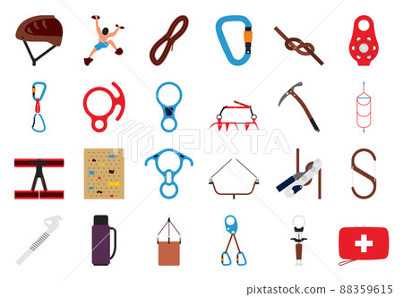 Alpinist Icon Set Alpinist Icon Set 88359615
