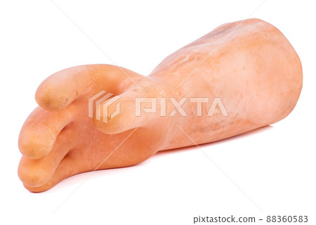 Rubber glove isolated on white background Rubber glove isolated on white background 88360583