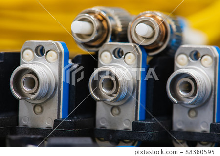 Equipment of fiber optical network close-up 88360595