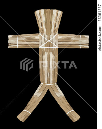 稻草娃娃黑背_豎 88361887