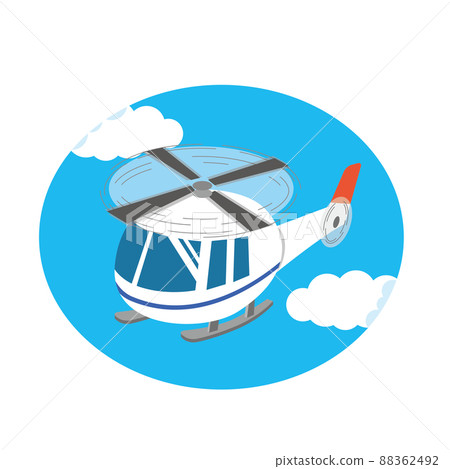 直升機在天上飛 88362492