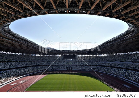 National stadium with nobody 88363308