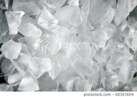 Texture of well-chilled crushed ice (rock ice) 88363604