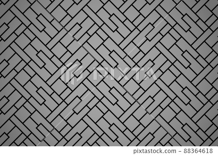 The geometric pattern with lines. Seamless vector background. Black and gray texture. Graphic modern pattern. Simple lattice graphic design The geometric pattern with lines. Seamless vector background. Black and gray texture. Graphic modern pattern. Simple lattice graphic design 88364618