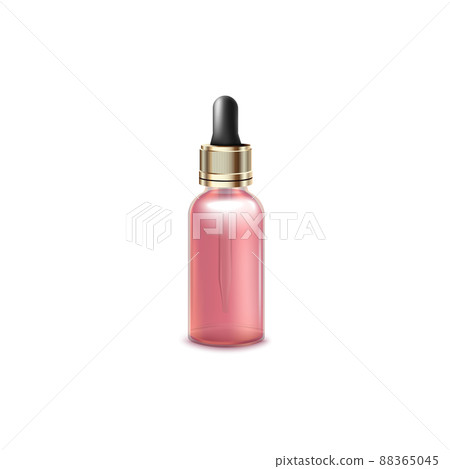 Face serum dropper bottle template realistic vector illustration isolated. Face serum dropper bottle template realistic vector illustration isolated. 88365045