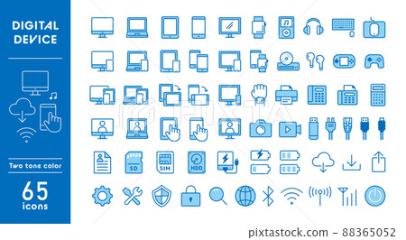 數字設備圖標集 數字設備圖標集 88365052