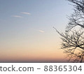 Sky, clouds and sunset 88365304