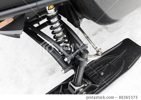 Snowmobile transmission details, close up photo Snowmobile transmission details, close up photo 88365373