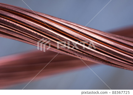Close-up Copper Wire, Energy and Raw Material Industry Close-up Copper Wire, Energy and Raw Material Industry 88367725