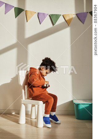 Toddler Playing with Smartphone Minimal Toddler Playing with Smartphone Minimal 88367984