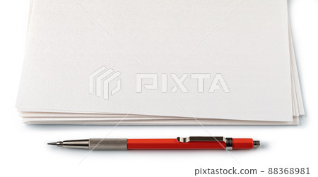 Blank paper with mechanical pencil Blank paper with mechanical pencil 88368981