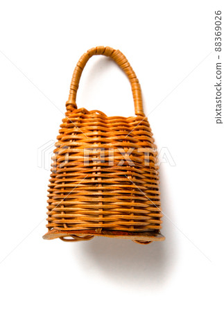 Traditional braided caxixi isolated on white Traditional braided caxixi isolated on white 88369026