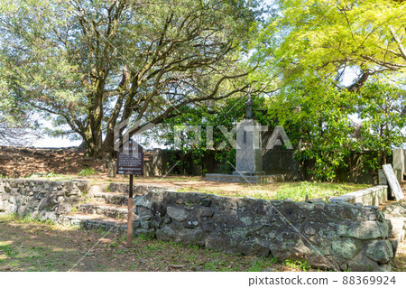 《福岡縣》久留米城跡（笹山神社） 福岡縣久留米市 88369924