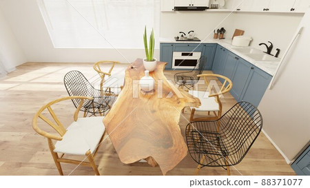 可用於房地產廣告、博客和主頁的室內圖像 88371077