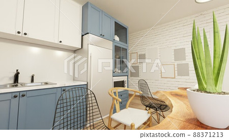 可用於房地產廣告、博客和主頁的室內圖像 88371213