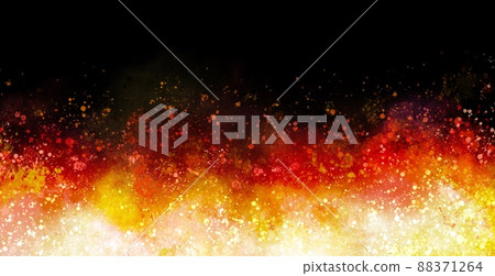 燃燒的火焰的漸變手寫的背景材料 88371264