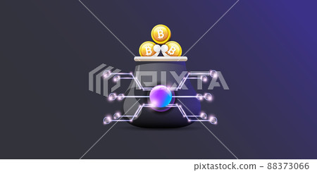 Cryptocurrency wallet concept illustration with wallet and crypto coins isolated on grey background. Crypto wallet landing page and poster design template. Crypto wallet for bitcoin, solana, ethereum Cryptocurrency wallet concept illustration with wallet and crypto coins isolated on grey background. Crypto wallet landing page and poster design template. Crypto wallet for bitcoin, solana, ethereum 88373066