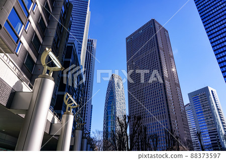 從新宿島塔到西新宿的摩天大樓 從新宿島塔到西新宿的摩天大樓 88373597