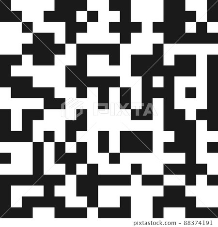 Qr code sample vector abstract icon isolated on white background. Vector illustration.  88374191