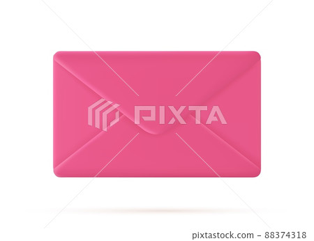 3d closed mail envelope icon 3d closed mail envelope icon 88374318