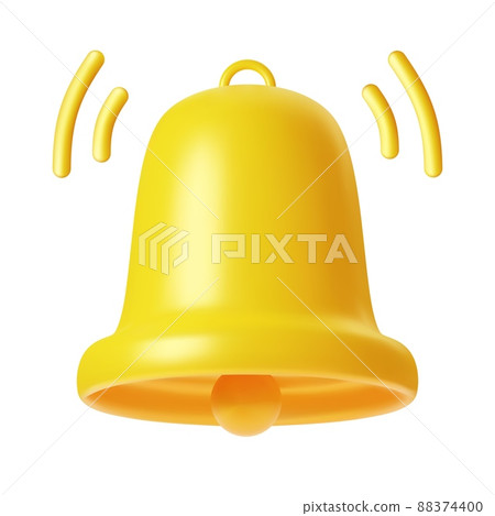 Notification message bell icon - Stock Illustration [88374400] - PIXTA