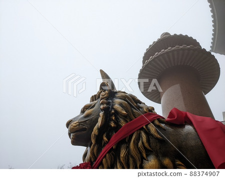 苗栗九華山大興善寺獨角獅 苗栗九華山大興善寺獨角獅 88374907