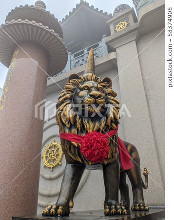 苗栗九華山大興善寺獨角獅 苗栗九華山大興善寺獨角獅 88374908