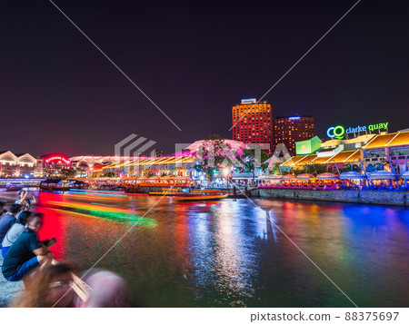 新加坡克拉碼頭夜景 88375697