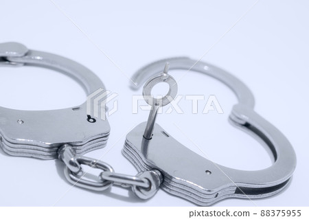 銀手銬/刑事逮捕圖像 銀手銬/刑事逮捕圖像 88375955