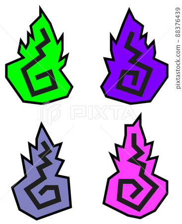 A simple illustration of a human soul that burns the human soul 88376439