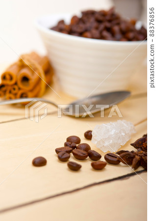 espresso coffee with sugar and spice 88376856