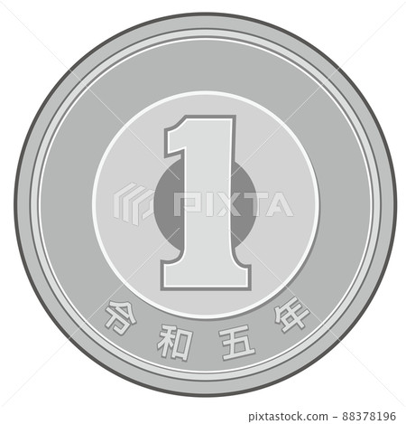 1-yen coin (table) 88378196