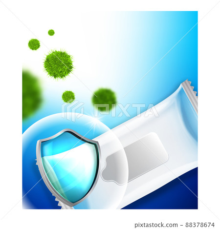 Disinfecting Wipes Creative Promo Banner Vector Disinfecting Wipes Creative Promo Banner Vector 88378674