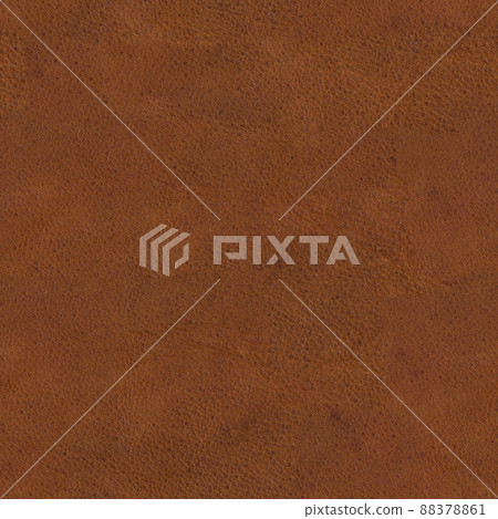 Texture of brown grunge leather. Seamless square background, tile ready. 88378861