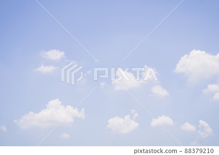 Bright blue sky with fluffy white clouds, The idea for the feeling of fresh weather, Bright blue sky with fluffy white clouds, Clean on a hot summer day. Fresh blue sky and soft white clouds. Bright blue sky with fluffy white clouds, The idea for the feeling of fresh weather, Bright blue sky with fluffy white clouds, Clean on a hot summer day. Fresh blue sky and soft white clouds. 88379210