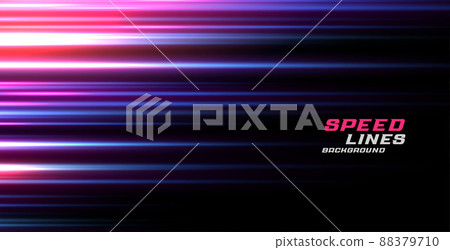 colorful light effect speed lines motion... - Stock Illustration ...
