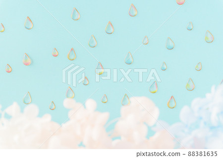 被雨滴弄髒的繡球花 被雨滴弄髒的繡球花 88381635