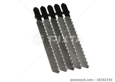 Jigsaw blades for wood isolated 88382540