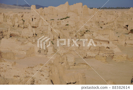 絲綢之路,新疆維吾爾自治區,中國,吐魯番世界文化遺產,古川古堡 絲綢之路,新疆維吾爾自治區,中國,吐魯番世界文化遺產,古川古堡 88382614