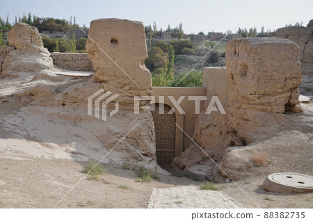 Silk Road, Xinjiang Uygur Autonomous Region, China, Turfan World Cultural Heritage, Kogawa Former Castle 88382735