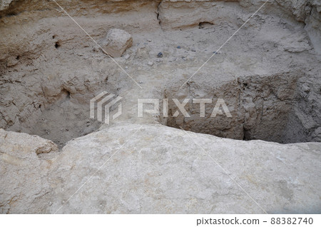 Silk Road, Xinjiang Uygur Autonomous Region, China, Turfan World Cultural Heritage, Kogawa Former Castle Silk Road, Xinjiang Uygur Autonomous Region, China, Turfan World Cultural Heritage, Kogawa Former Castle 88382740