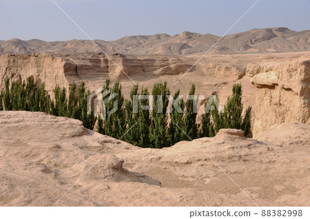 Silk Road, Xinjiang Uygur Autonomous Region, China, Turfan World Cultural Heritage, Kogawa Former Castle 88382998